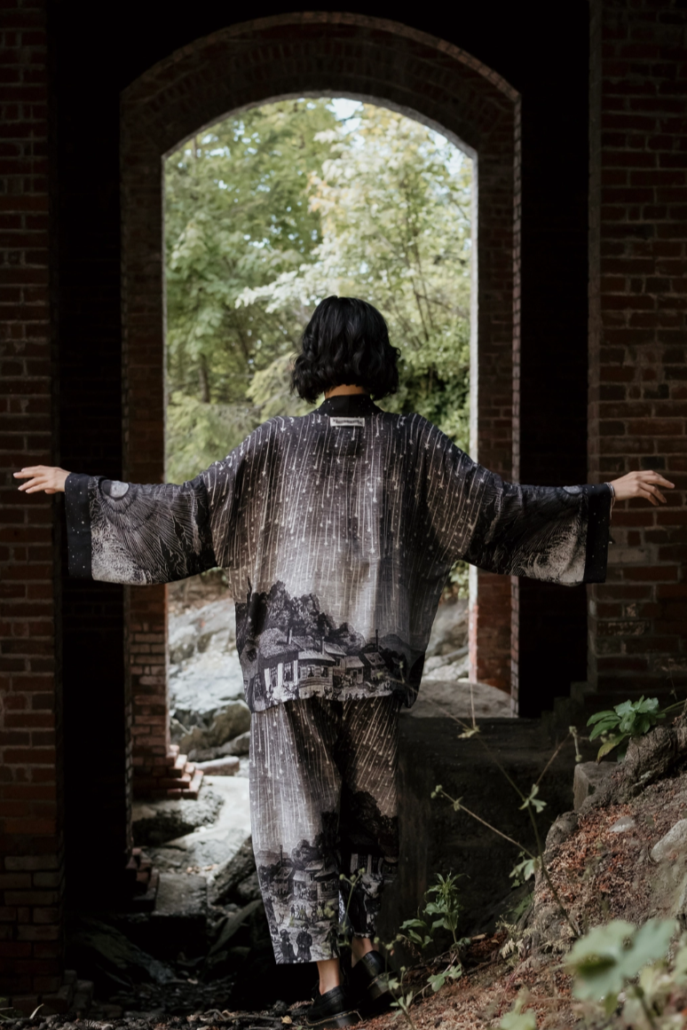 •STARGAZER• cropped bamboo cardigan