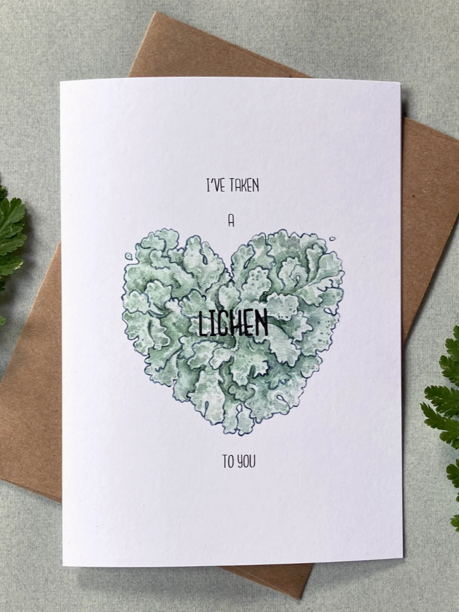 •TAKEN A LICHEN• affection card