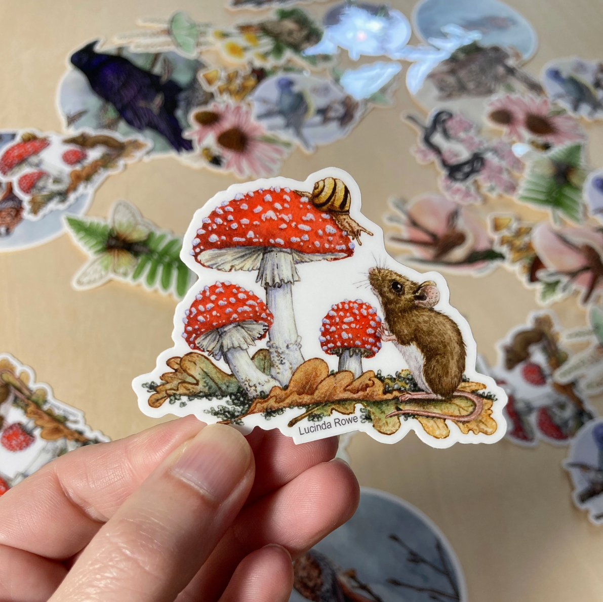 •BIRDS & CRITTERS• vinyl stickers