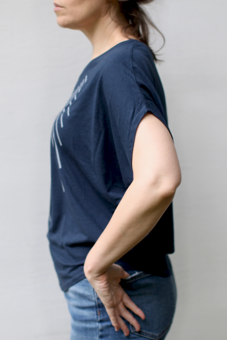 •SUN COLLAR• bamboo blend dolman tee (USA)