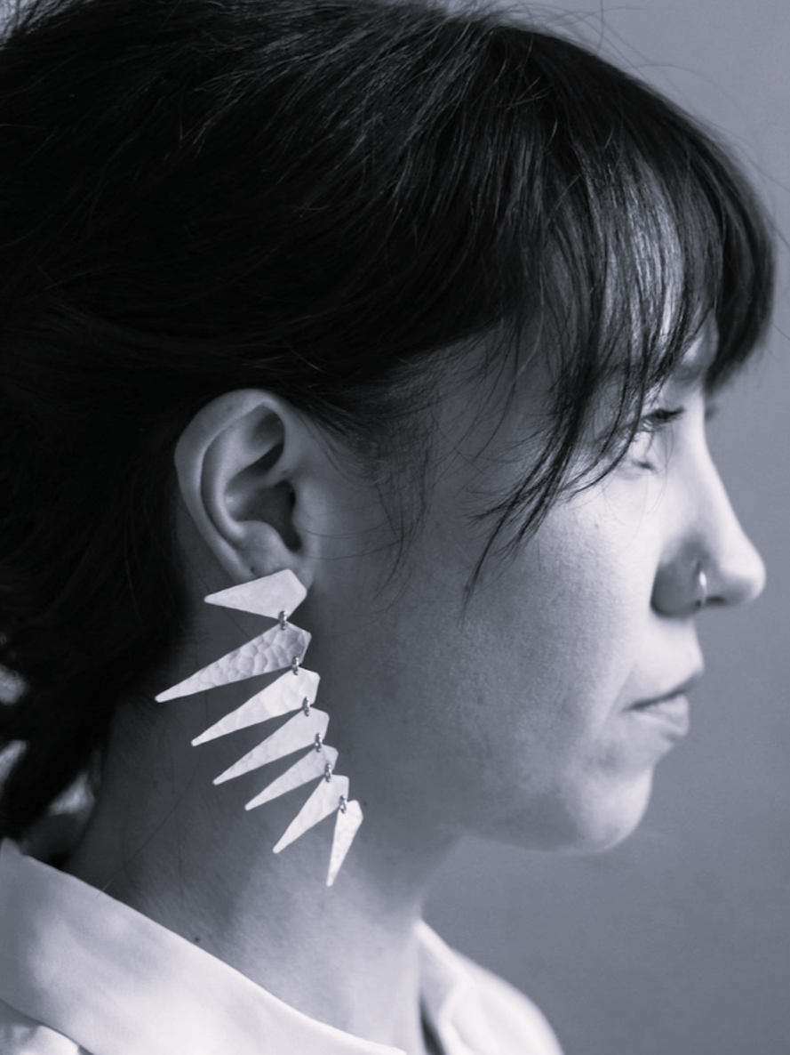 •MAXIMA PUNK• silver post earrings