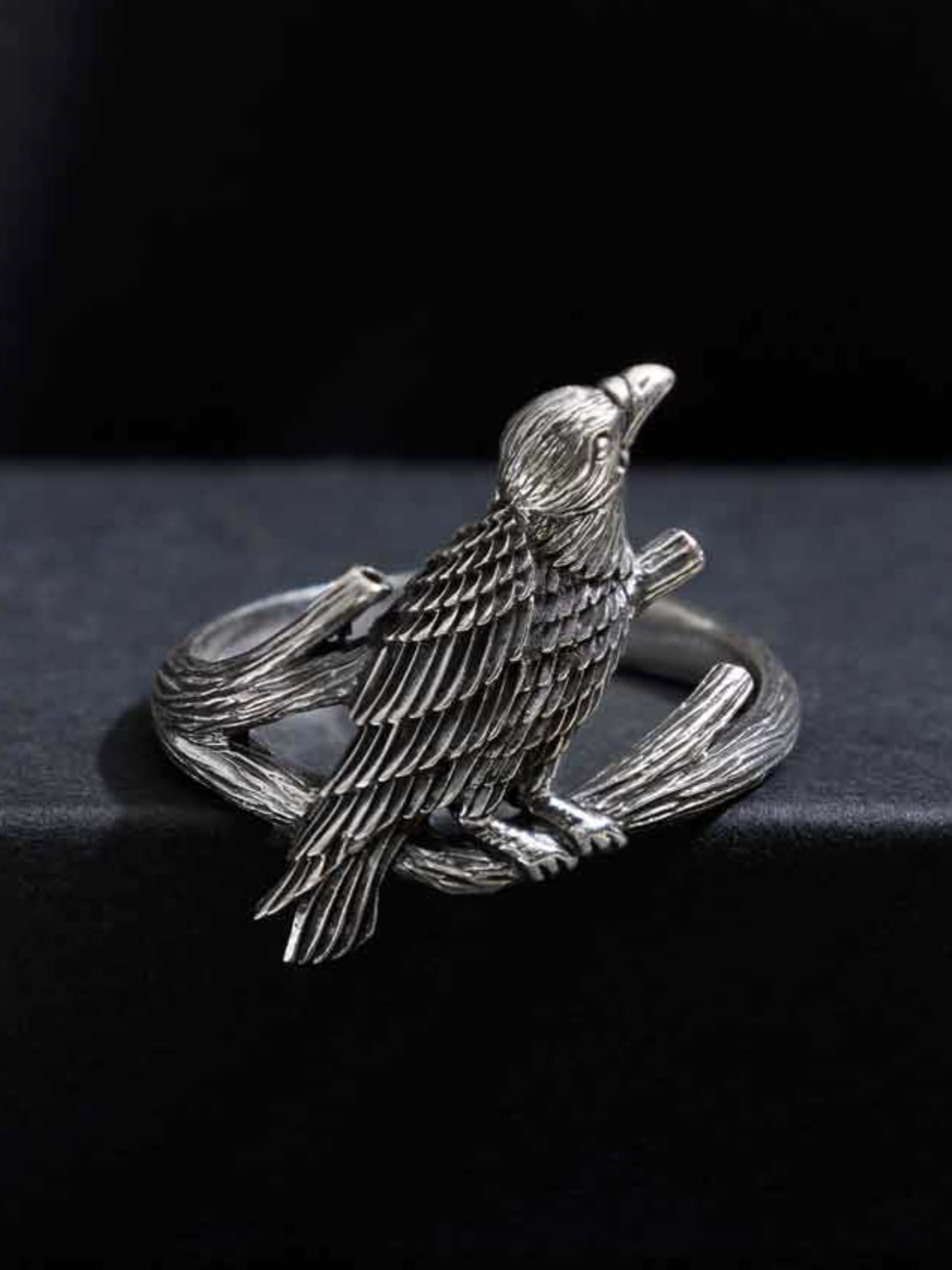 •RAVEN• sterling silver ring