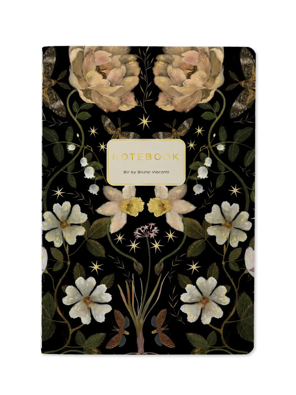 •NIGHT GARDEN• lined notebook