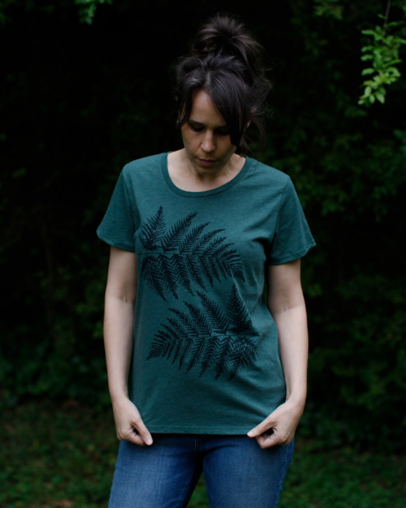 •FOREST FERNS• cotton blend classic tee (USA)