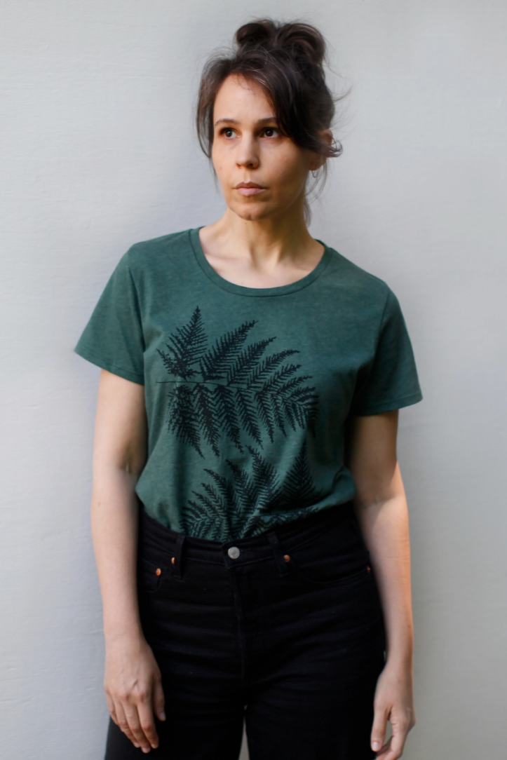 •FOREST FERNS• cotton blend classic tee (USA)