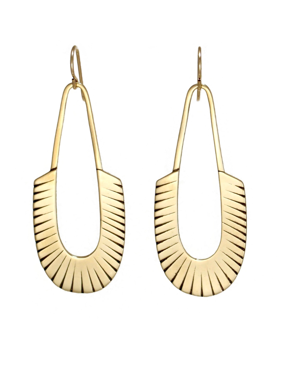 •ADELE• gold dangle earrings