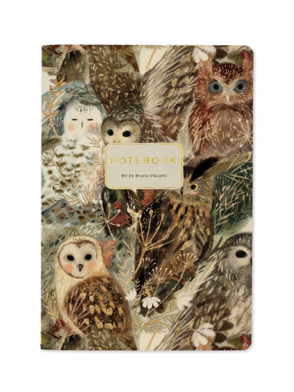 •OWLS• lined notebook