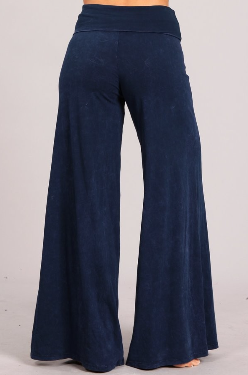 •BIANCA• cotton blend wide leg pants (USA)