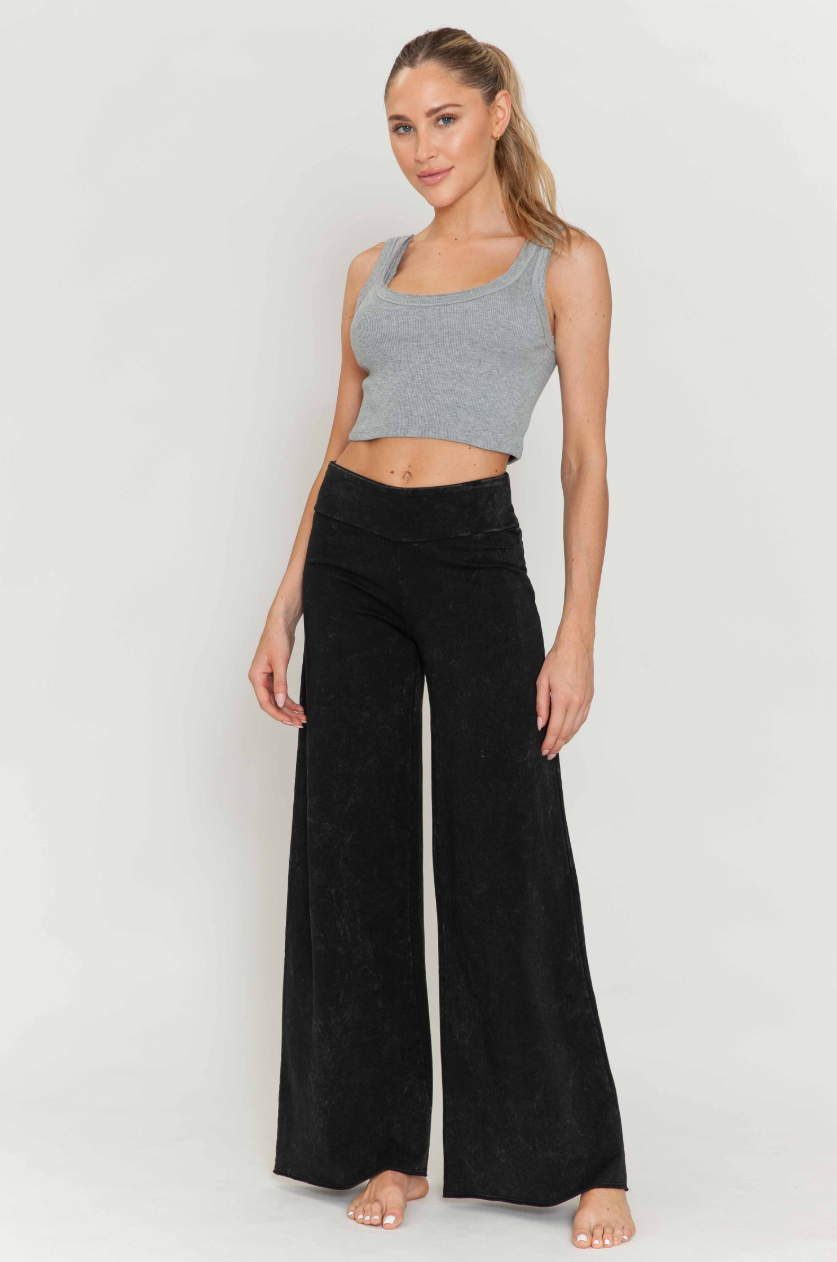 •RICHIE• cotton blend wide leg pants (USA)