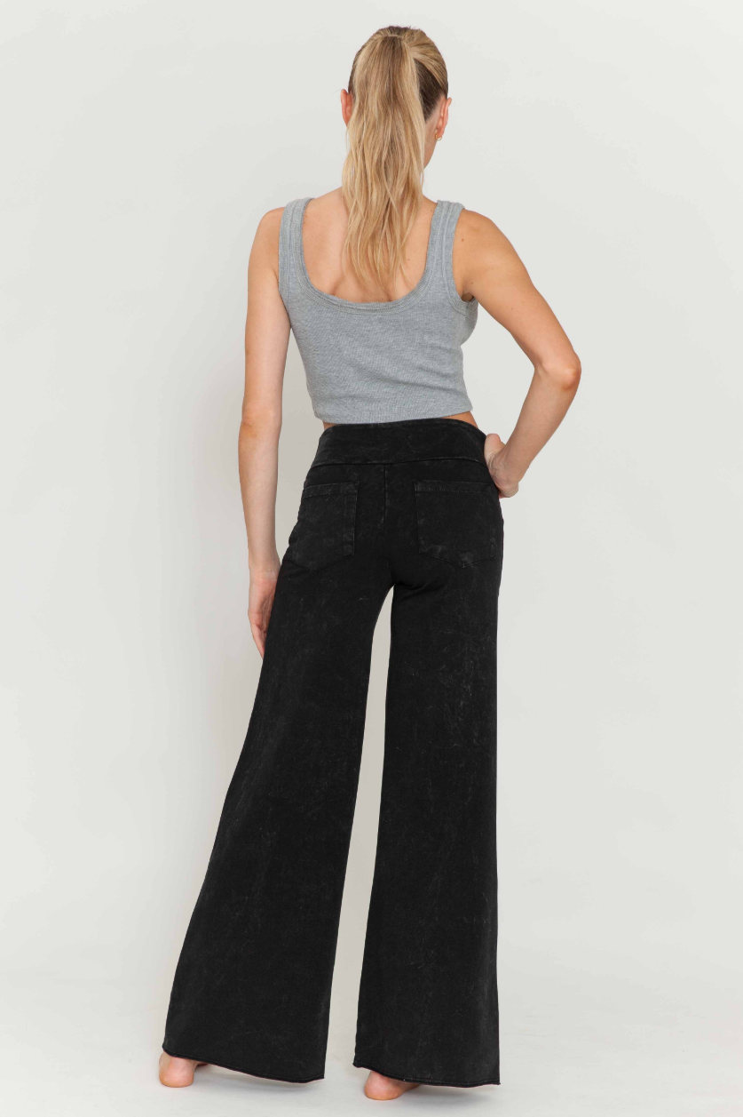 •RICHIE• cotton blend wide leg pants (USA)
