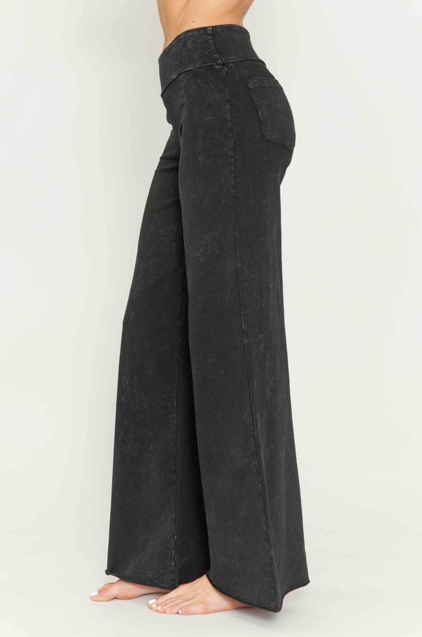 •RICHIE• cotton blend wide leg pants (USA)