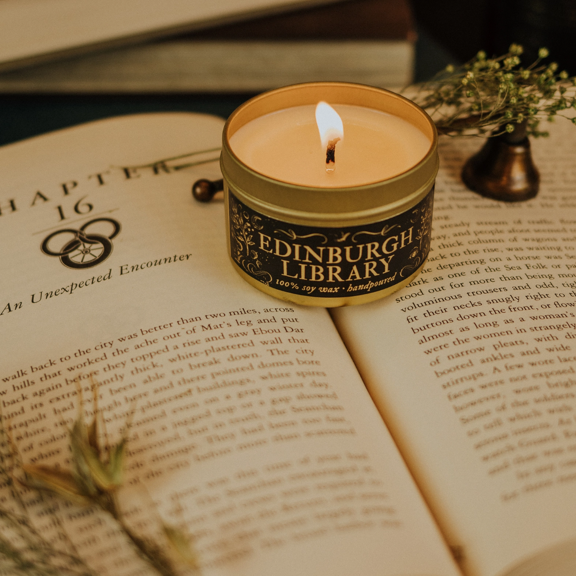 •EDINBURGH LIBRARY• soy wax candle (various sizes)