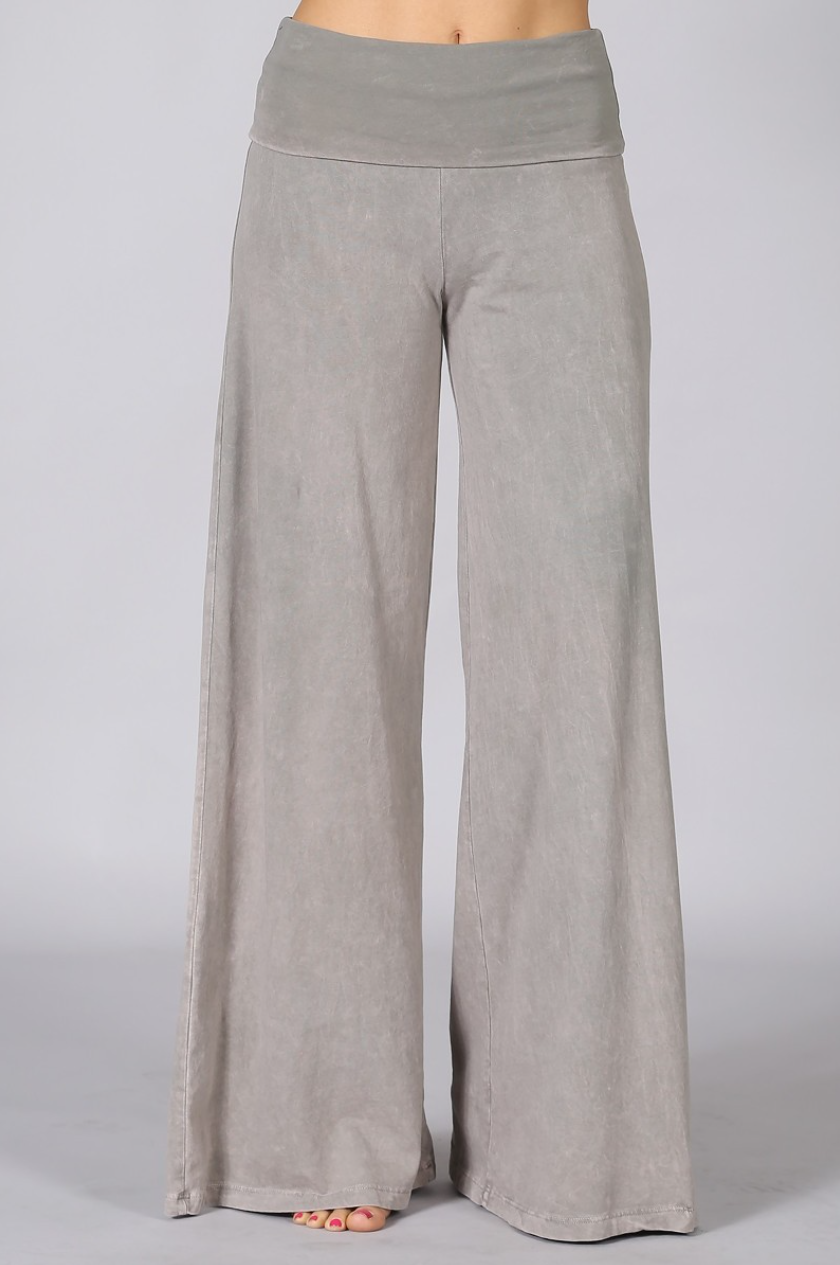 •BIANCA• cotton blend wide leg pants (USA)