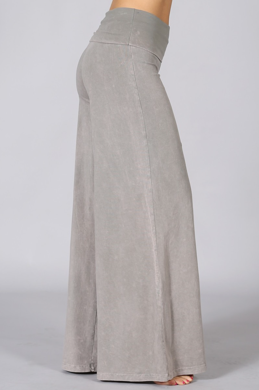 •BIANCA• cotton blend wide leg pants (USA)