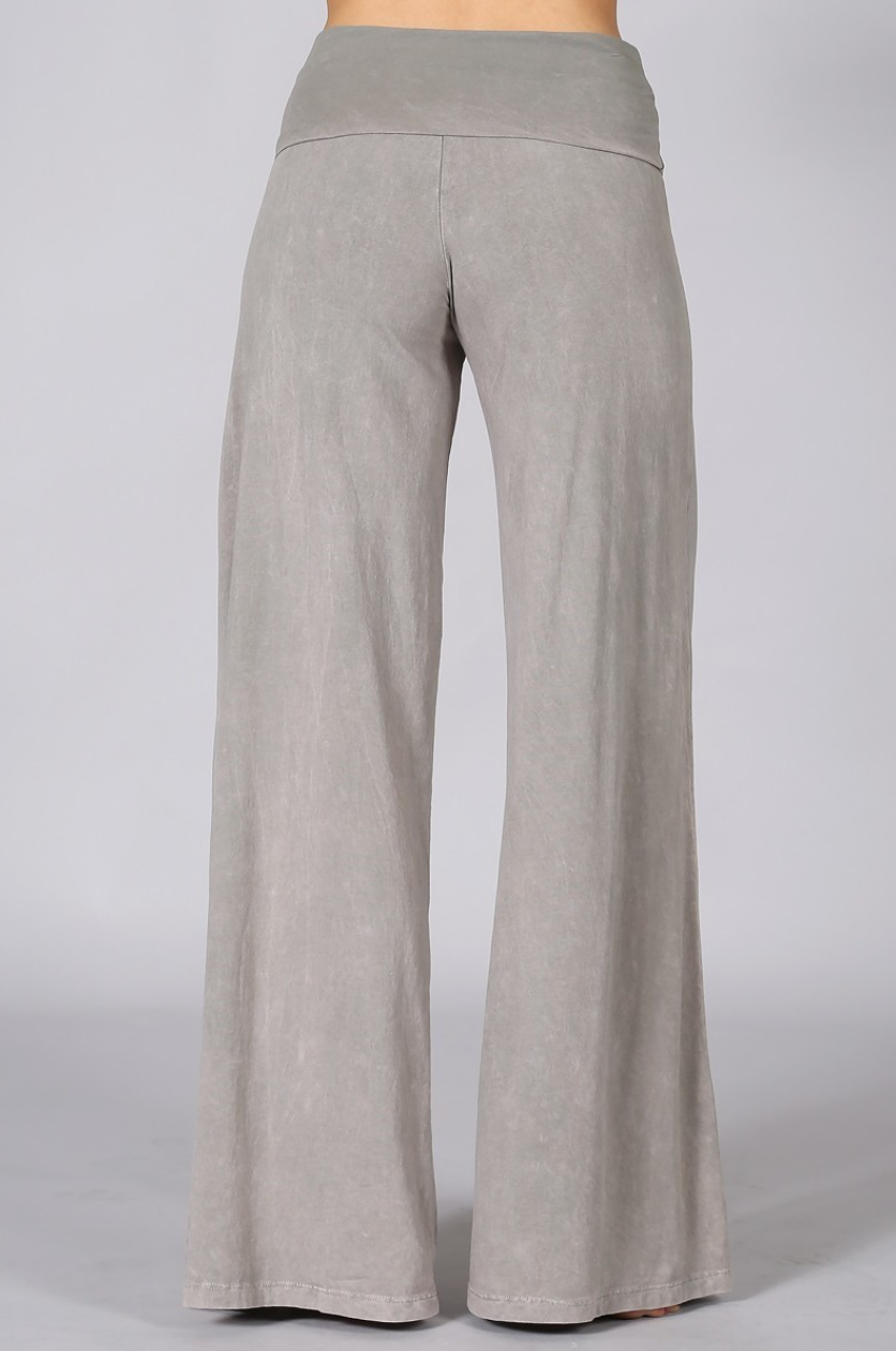 •BIANCA• cotton blend wide leg pants (USA)
