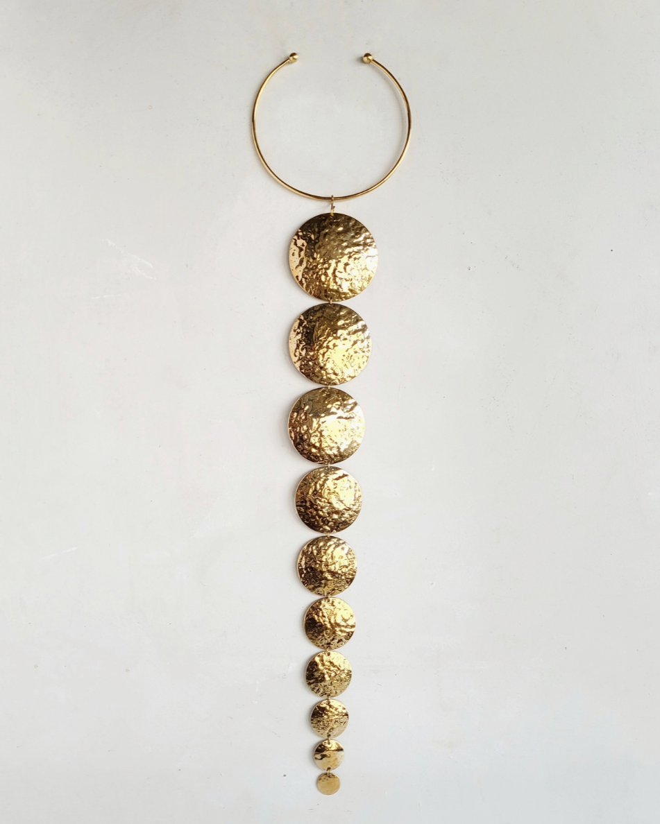 •KION• brass dangle earrings