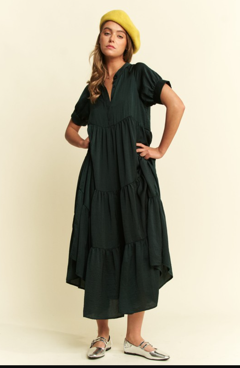 •CASSIDY• tiered midi dress (USA)