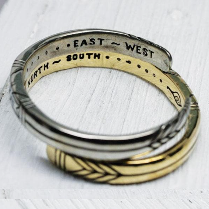 •MEDICINE WHEEL• unisex brass cuff