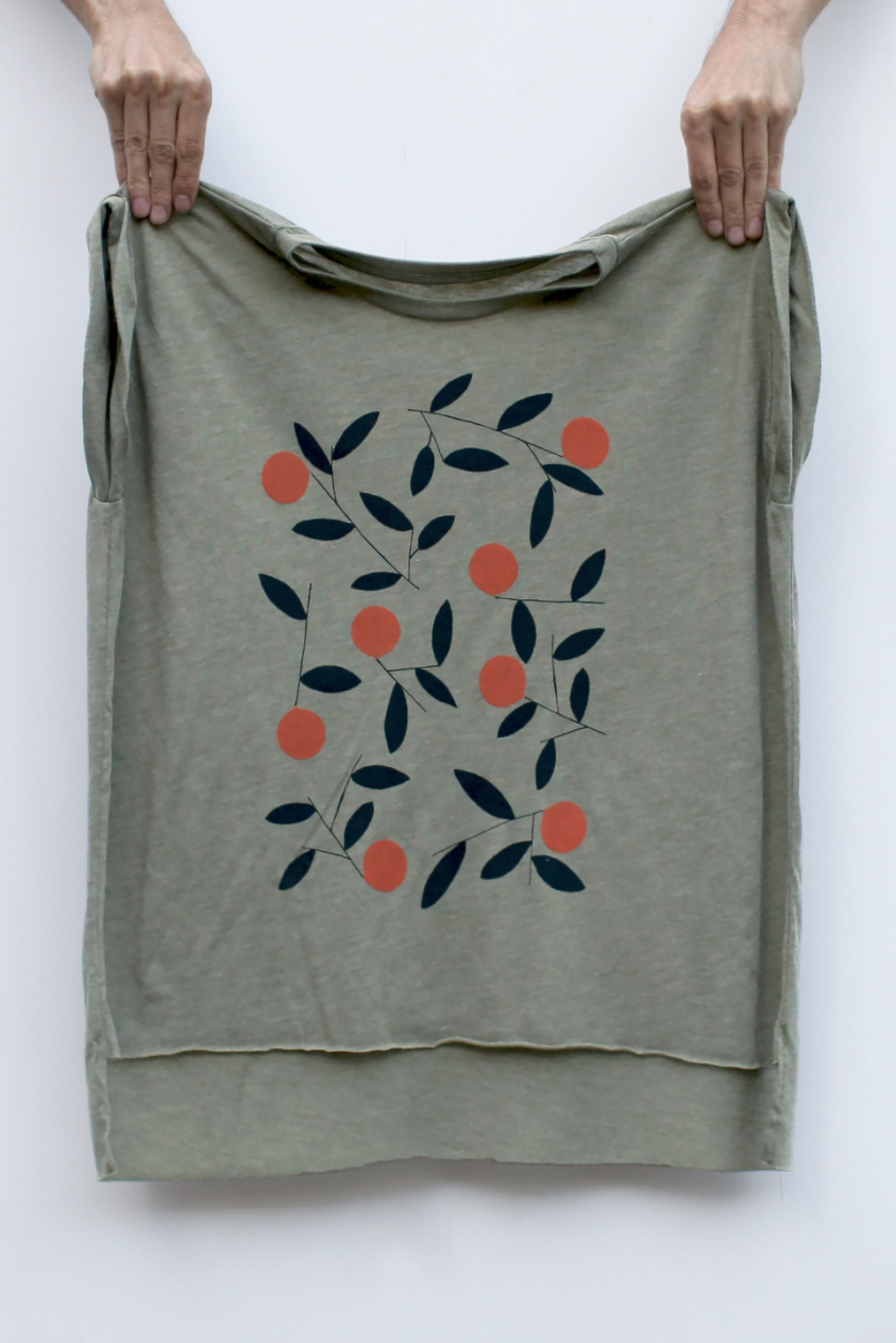•CITRUS SEASON• viscose blend muscle tee (USA)