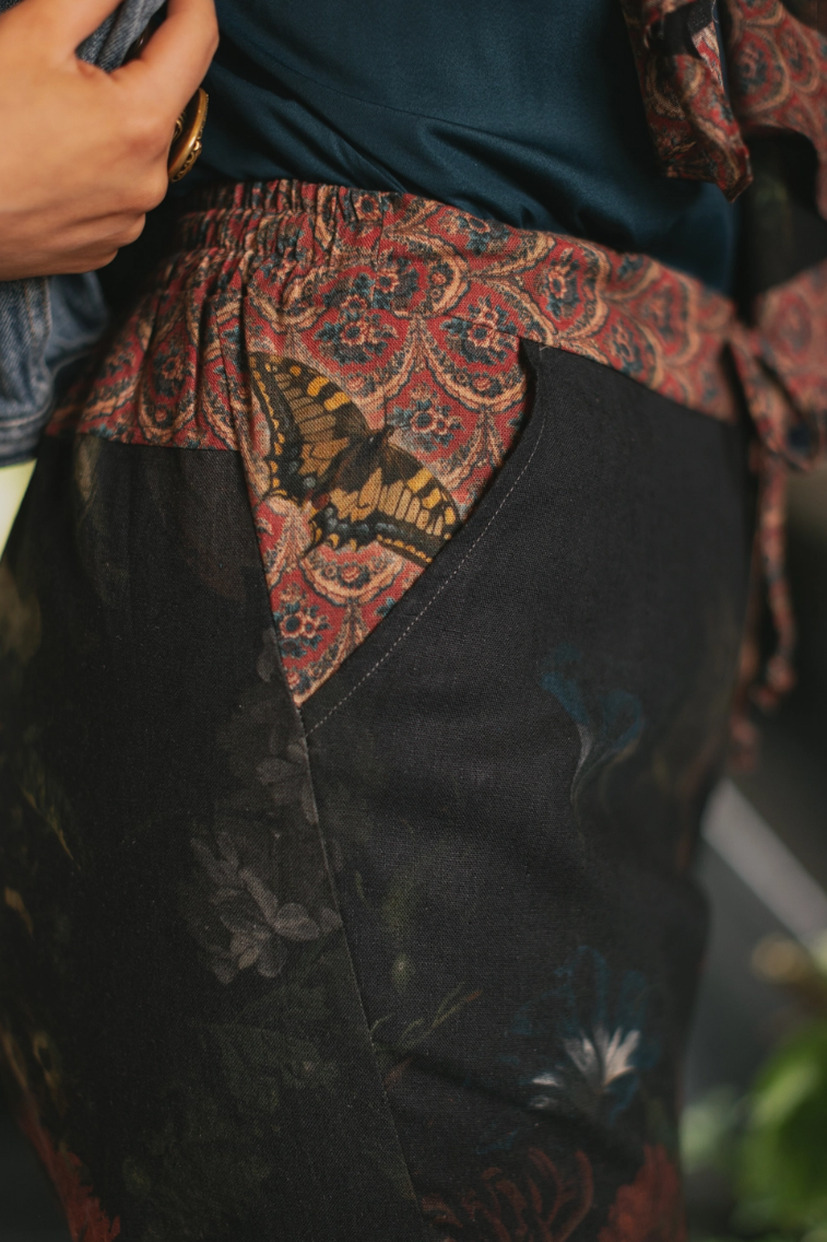 •FLIGHT OF FANCY• linen/bamboo pants