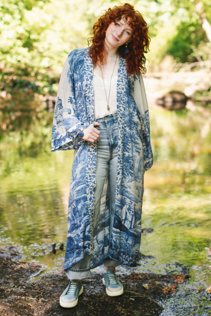 •LET THE LIGHT IN• duster style bamboo cardigan