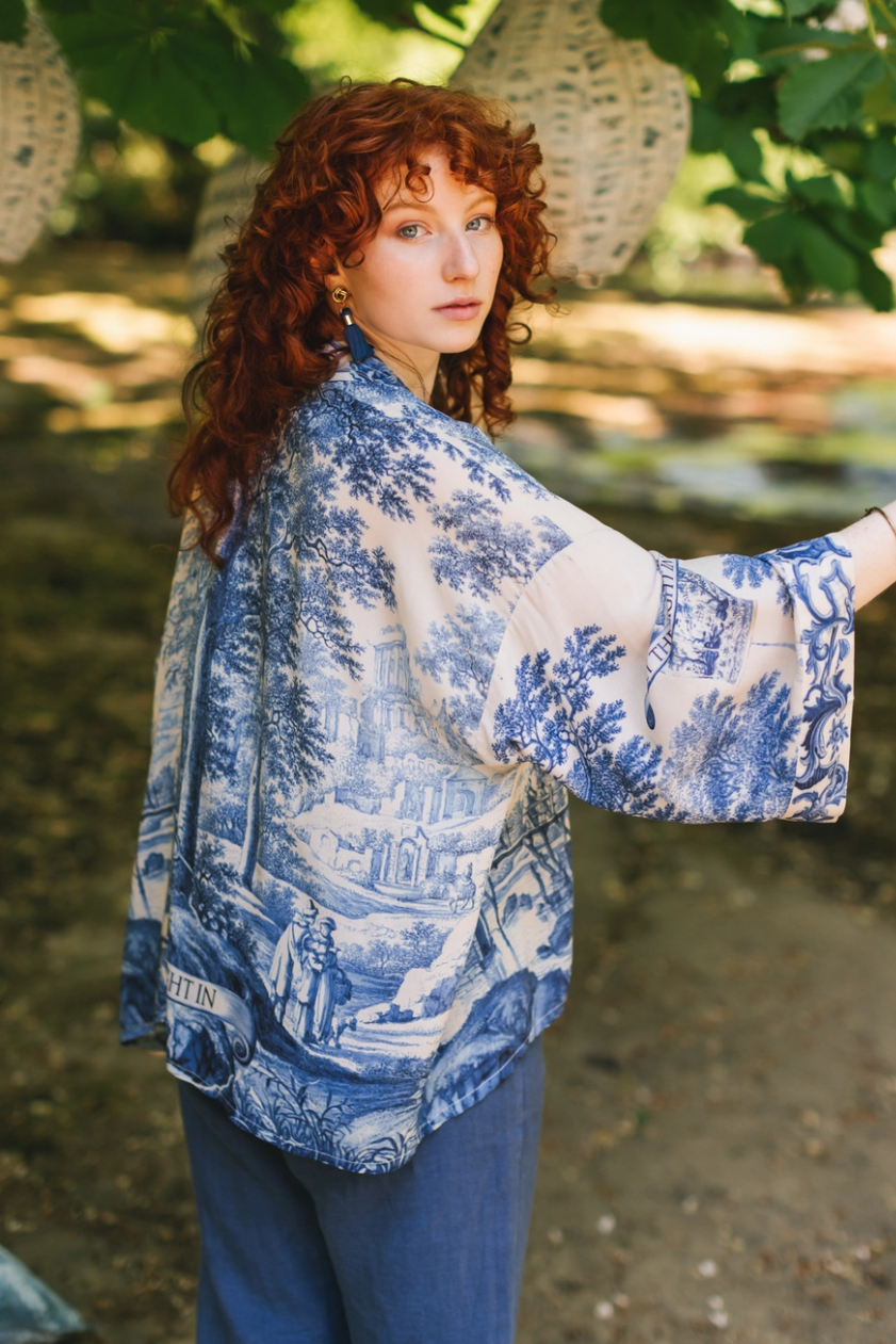 •LET THE LIGHT IN• cropped bamboo cardigan