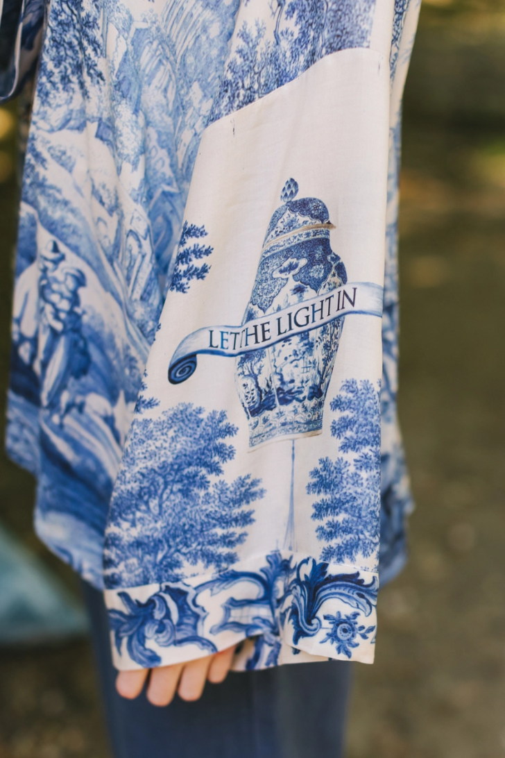 •LET THE LIGHT IN• cropped bamboo cardigan