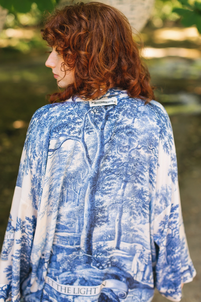 •LET THE LIGHT IN• cropped bamboo cardigan