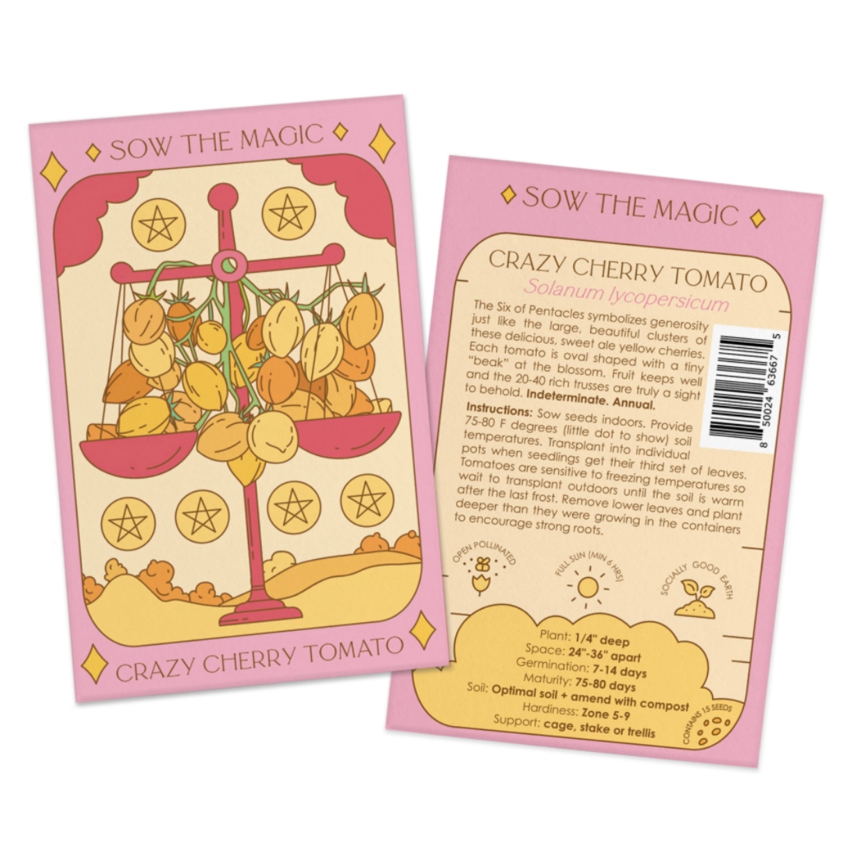 •SEEDS - FRUITS & VEGGIES• tarot inspired garden (various options)