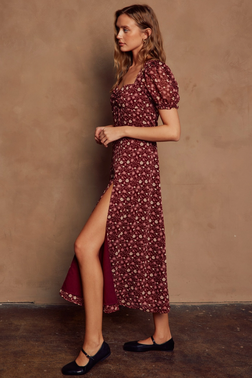 •DARLA• sweetheart midi dress
