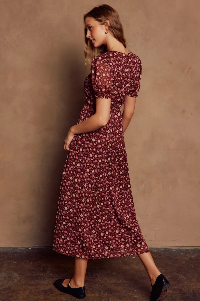 •DARLA• sweetheart midi dress