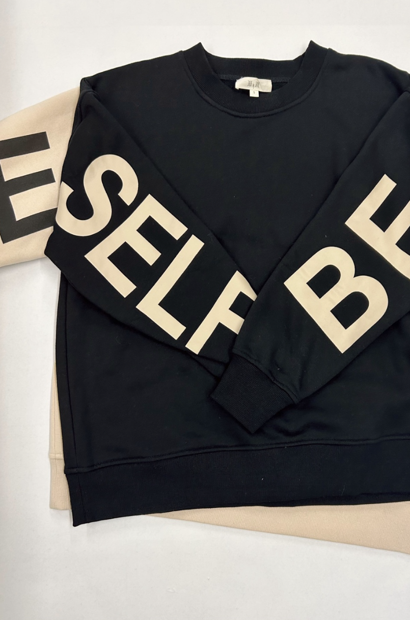 •LOVE YOURSELF• luxe comfy sweatshirt