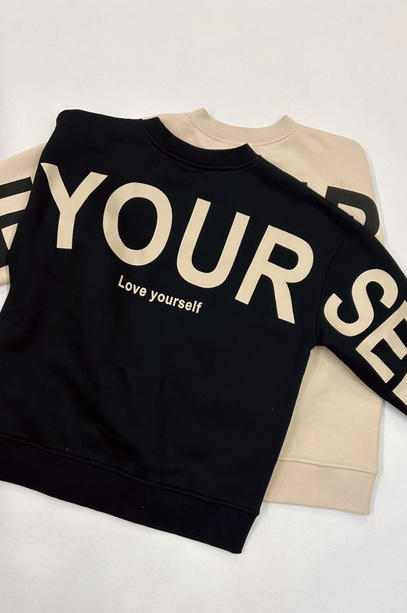 •LOVE YOURSELF• luxe comfy sweatshirt
