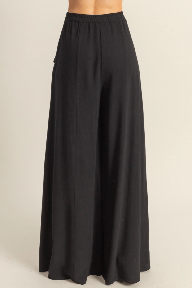 •ADRIAN• wide leg linen blend pants