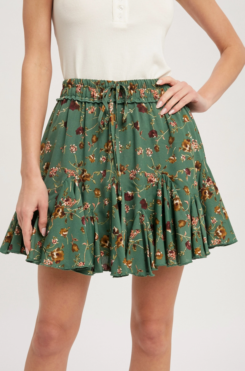 •DELIA• ditsy floral mini skirt