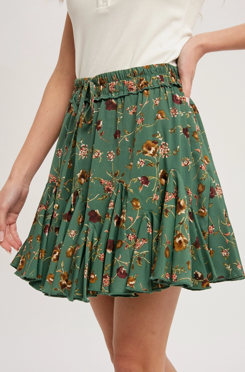 •DELIA• ditsy floral mini skirt