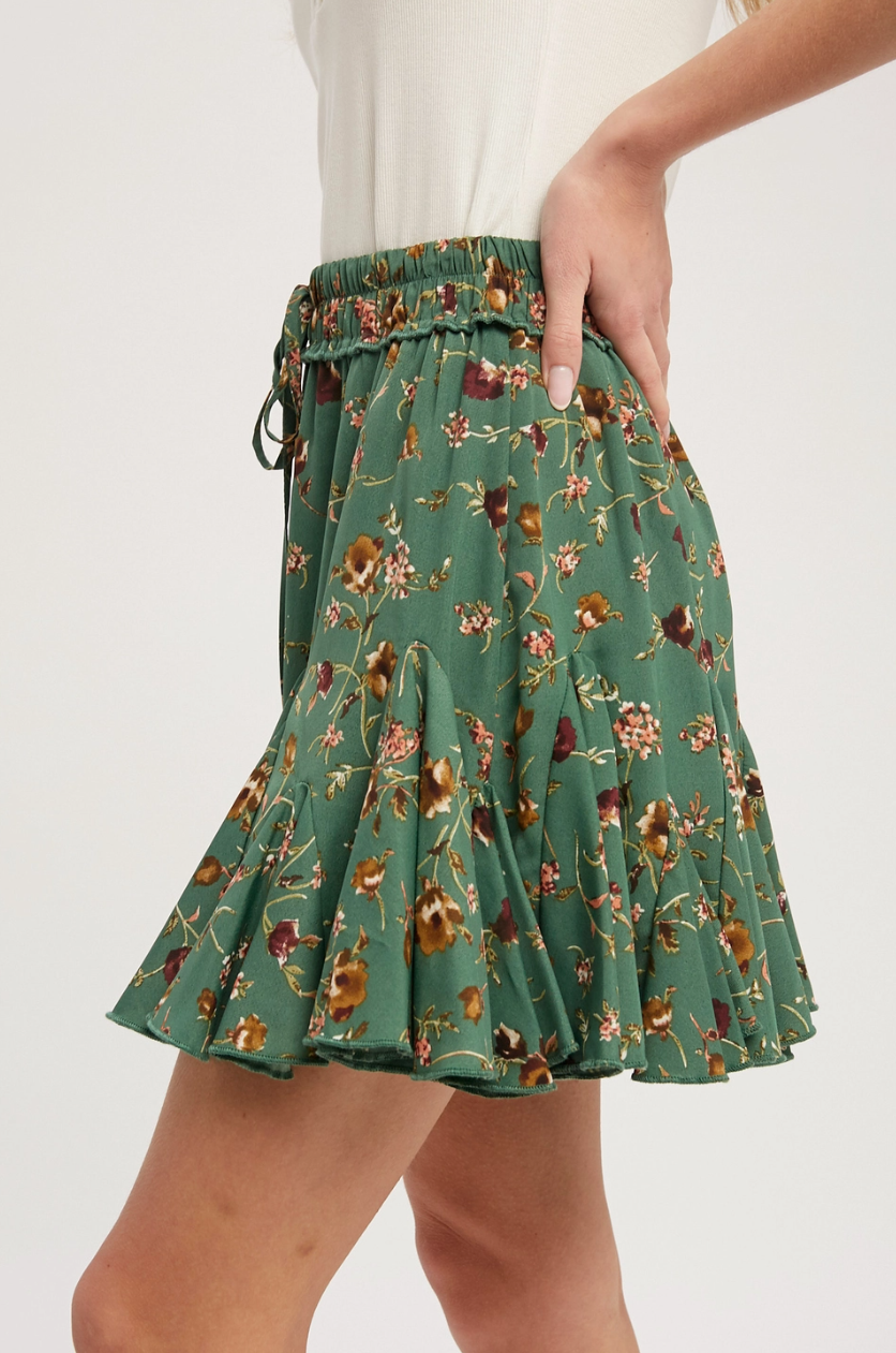 •DELIA• ditsy floral mini skirt