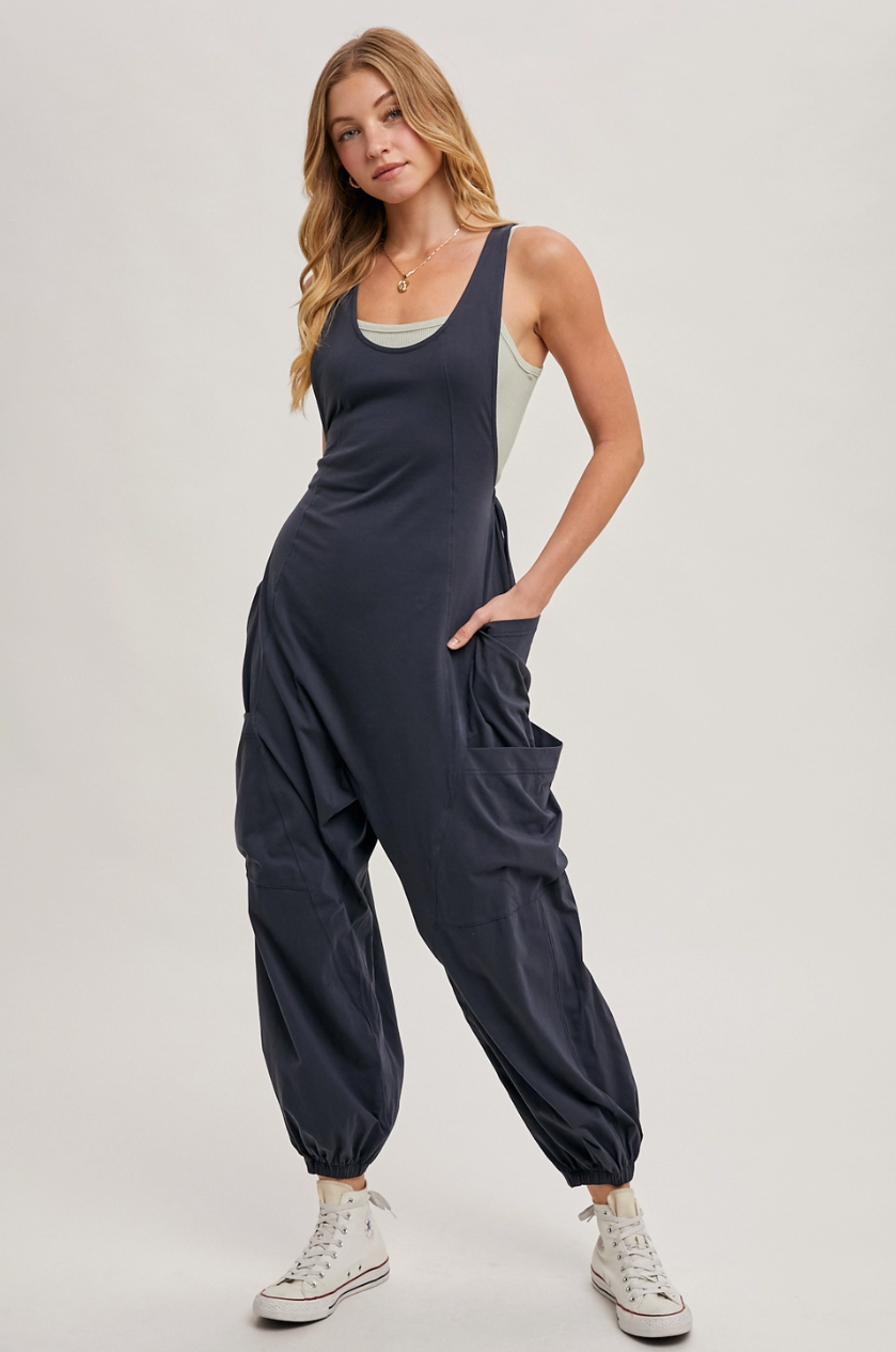 •ROWAN• cotton blend jumpsuit