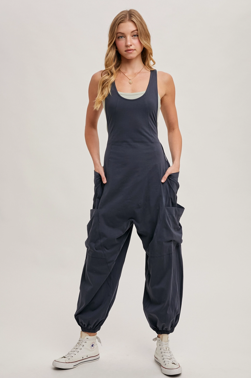 •ROWAN• cotton blend jumpsuit