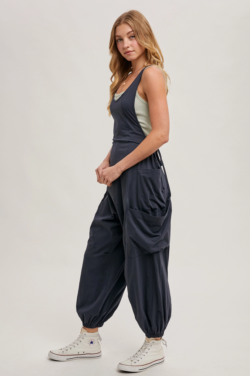 •ROWAN• cotton blend jumpsuit