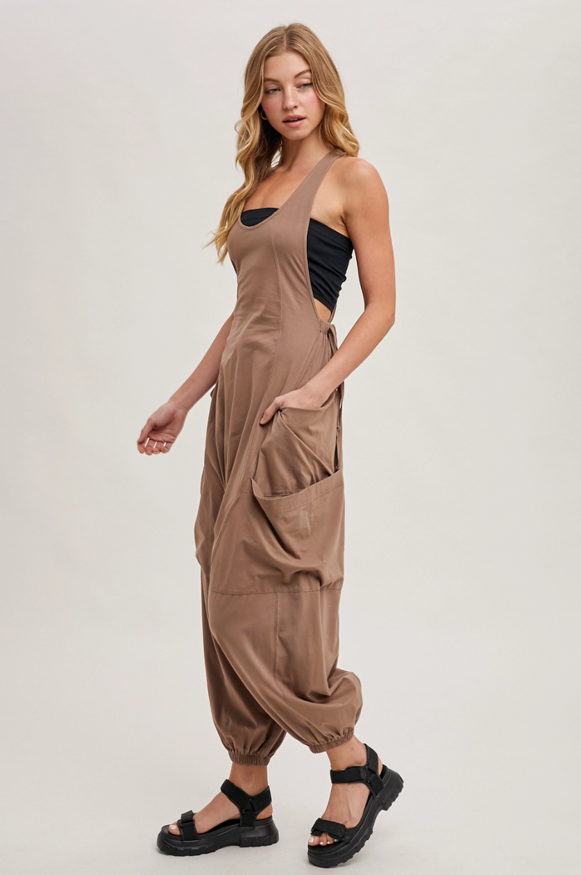 •ROWAN• cotton blend jumpsuit