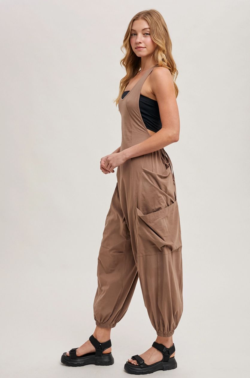 •ROWAN• cotton blend jumpsuit