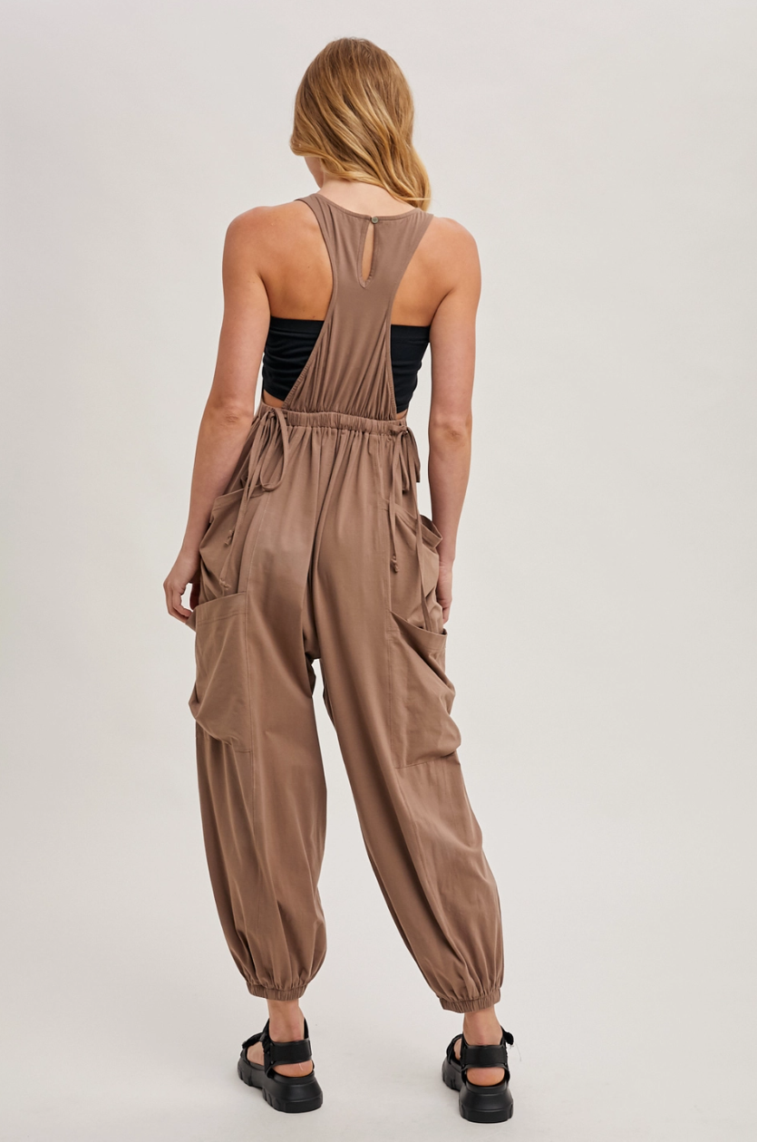 •ROWAN• cotton blend jumpsuit