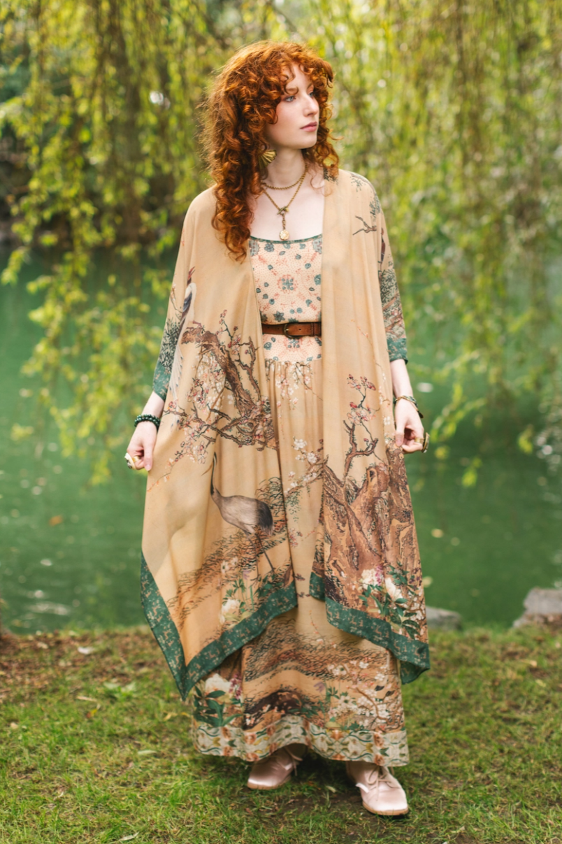 •FABLE• ruana style bamboo cardigan