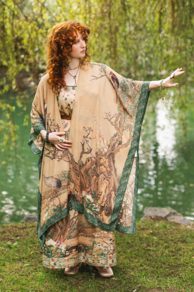 •FABLE• ruana style bamboo cardigan
