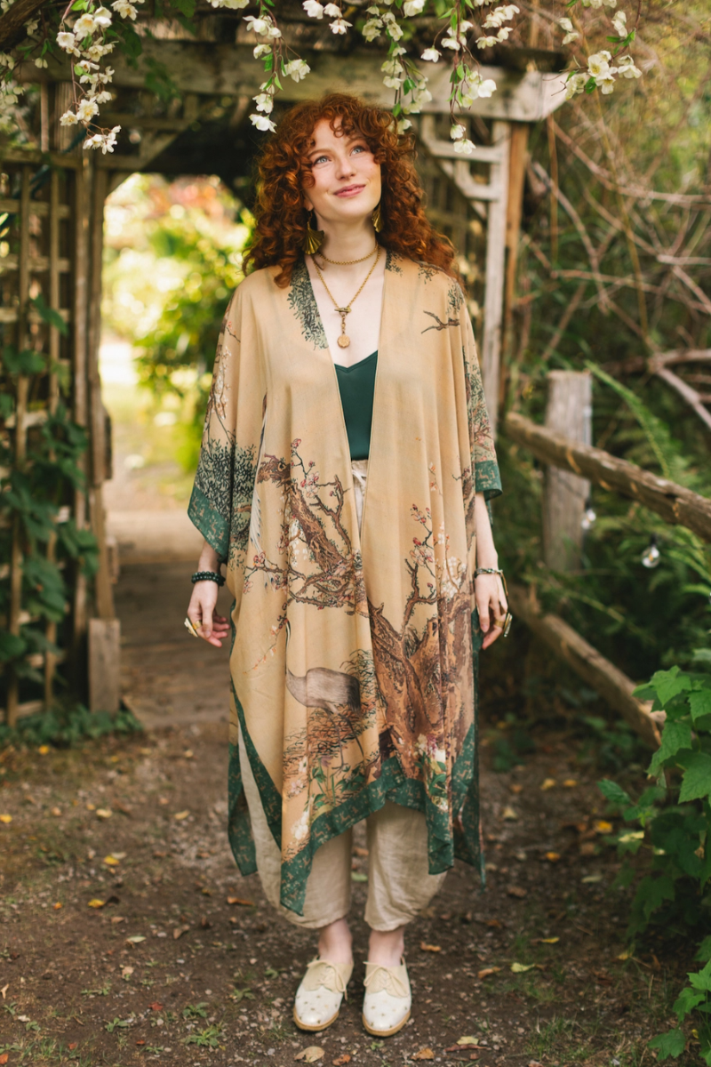 •FABLE• ruana style bamboo cardigan