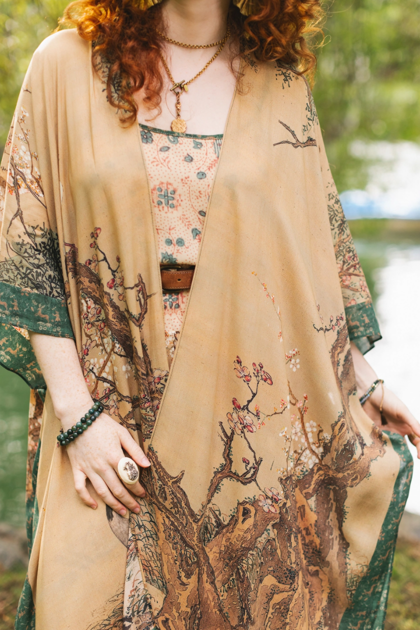 •FABLE• ruana style bamboo cardigan