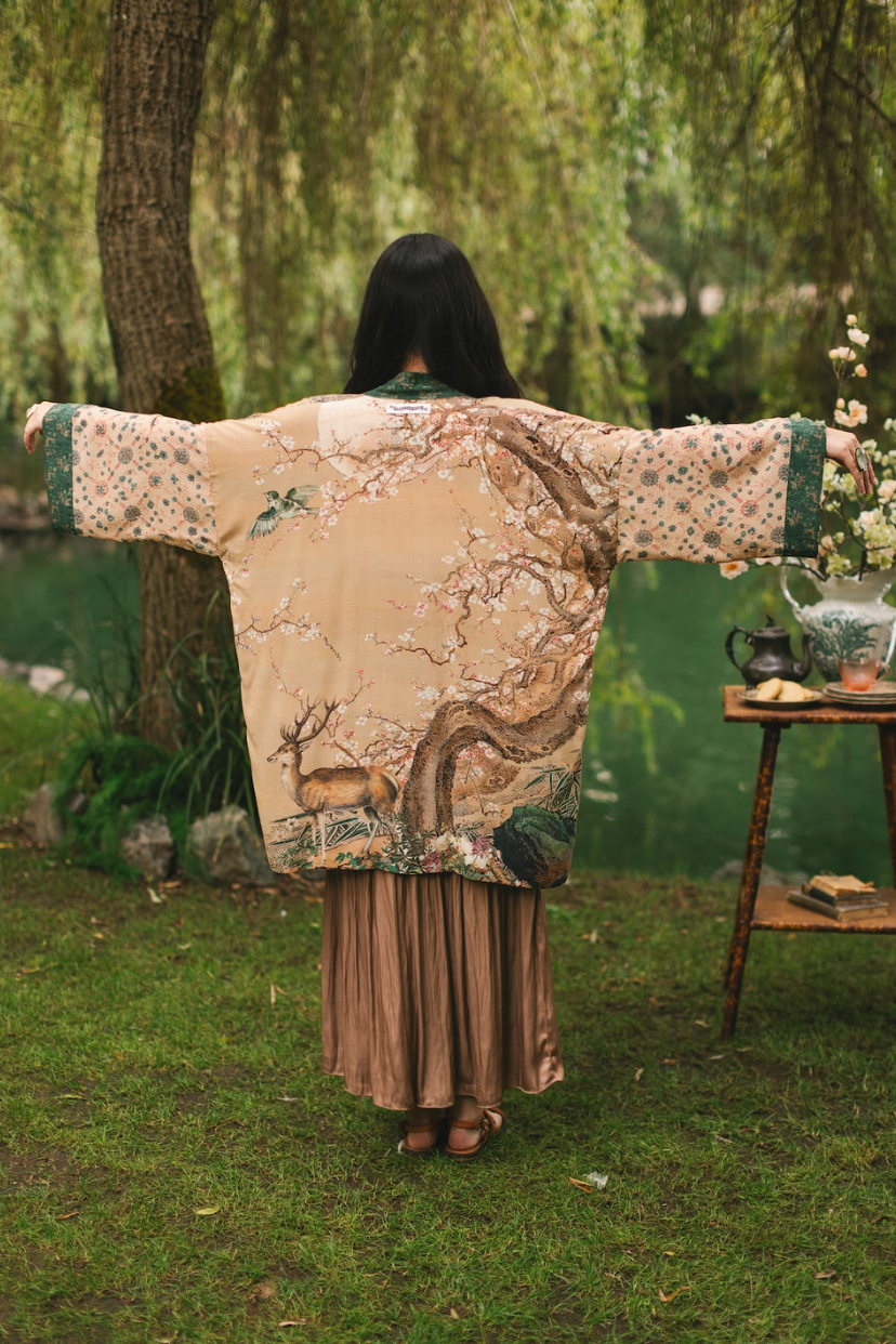 •FABLE• bamboo cardigan with tie