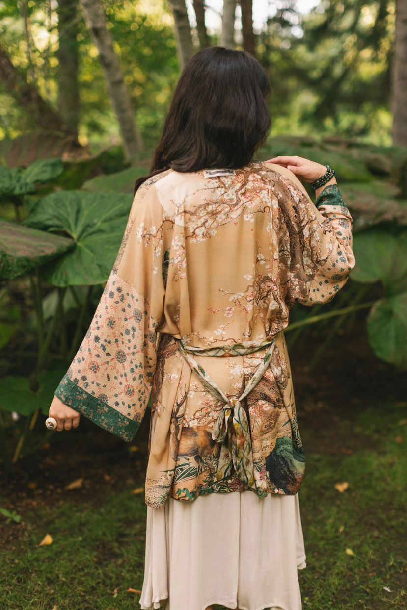 •FABLE• bamboo cardigan with tie
