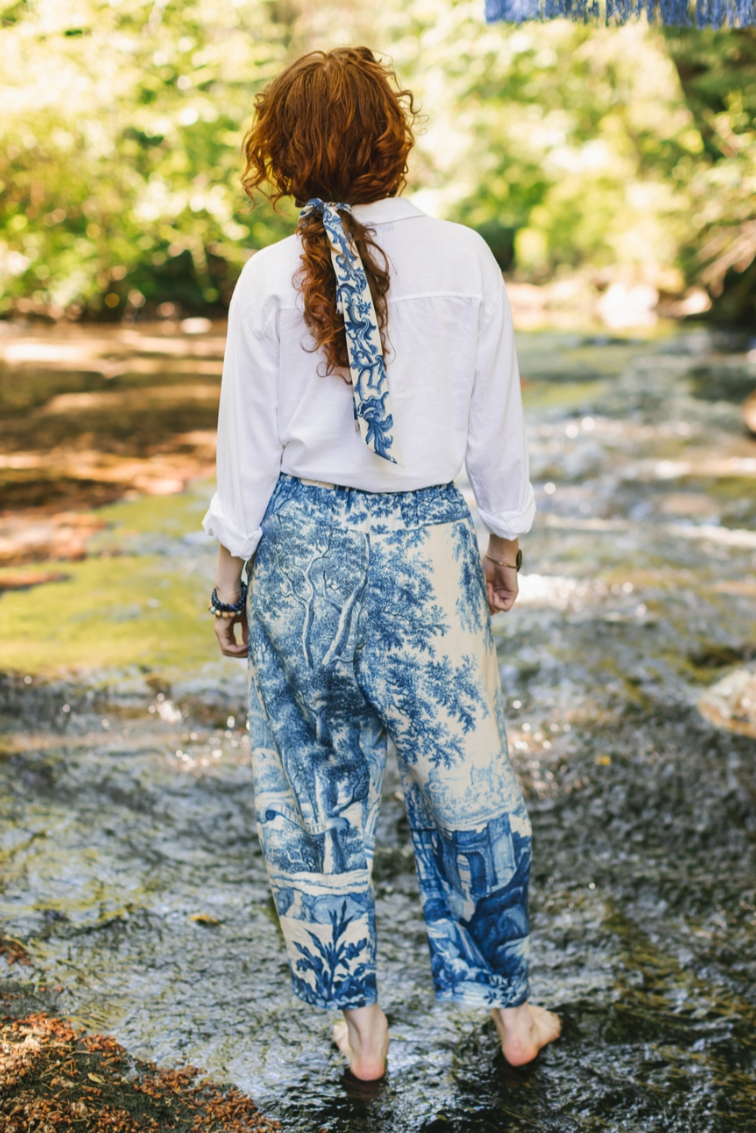 •LET THE LIGHT IN• linen/bamboo pants